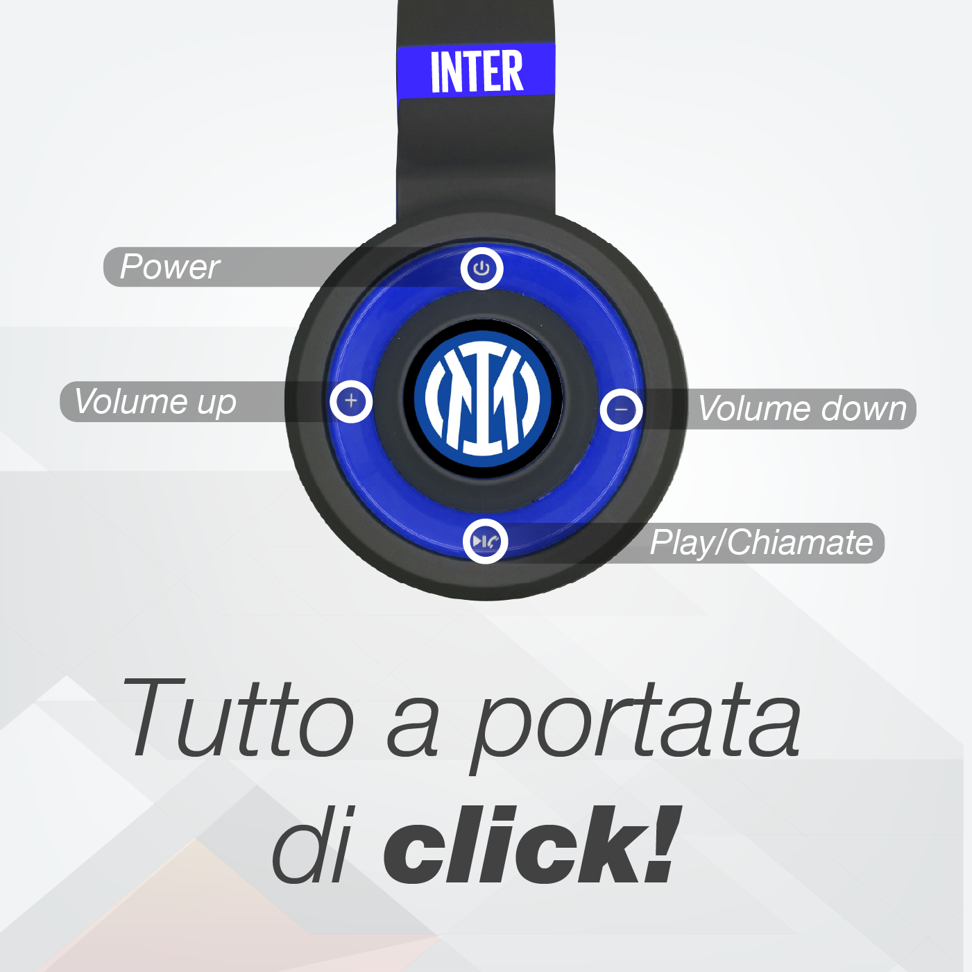 Cuffie Wireless Bluetooth On-Ear - Inter