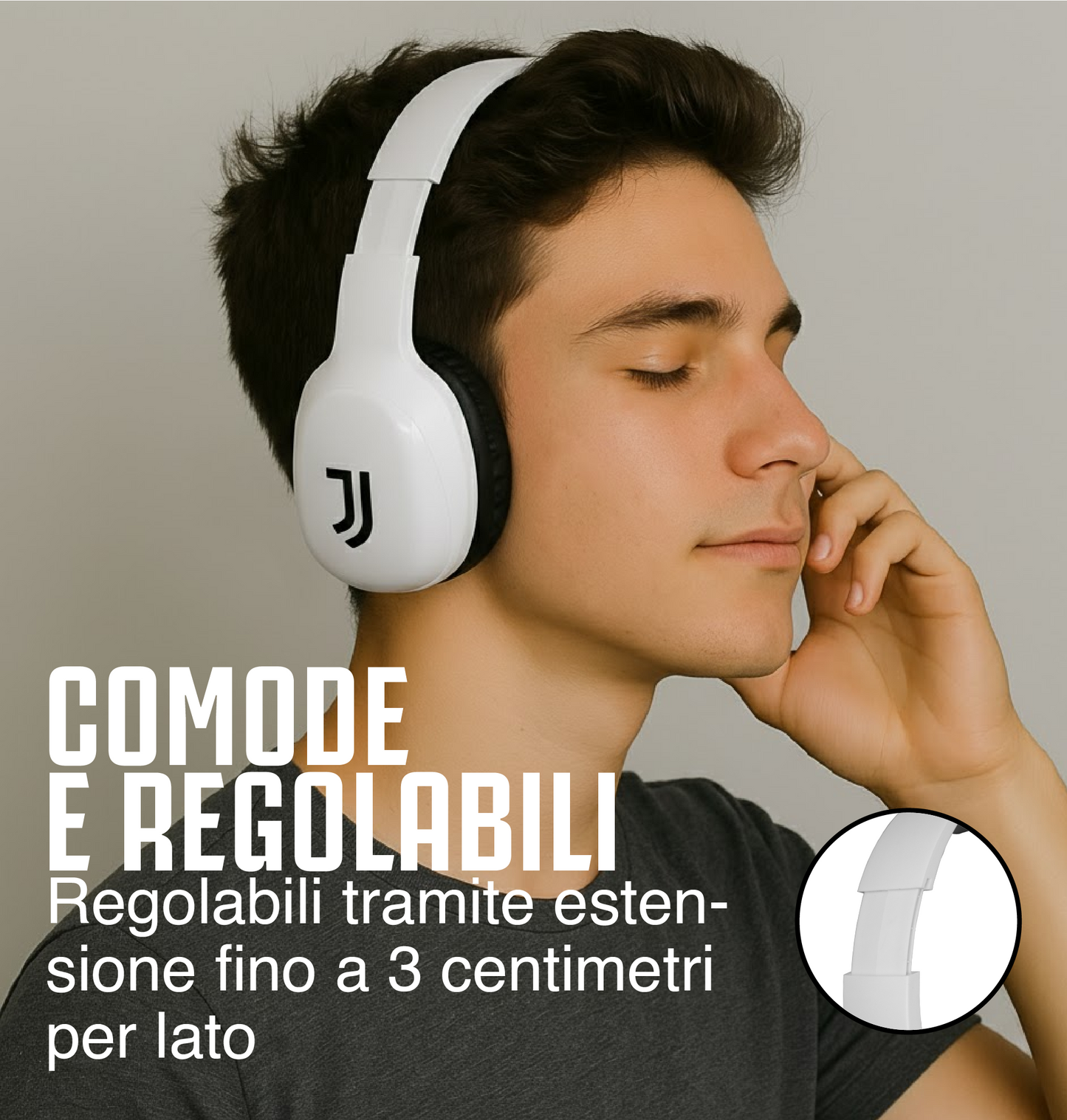 Cuffie Wireless Bluetooth Over Ear - Juventus