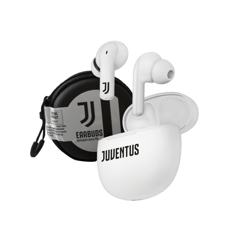 Auricolari Bluetooth in Ear K201 - con Box di ricarica - Juventus