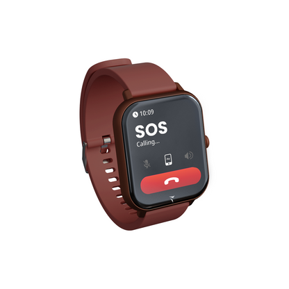 Smartwatch Glow with Phone and SOS Function - Bundle Pack with Pouch