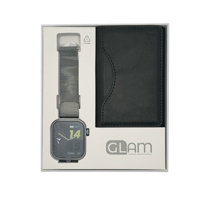 Glam Smartwatch with Artificial Intelligence - Bundle Pack with Wallet