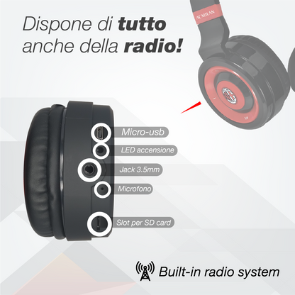 On-Ear Wireless Bluetooth Headphones - Milan