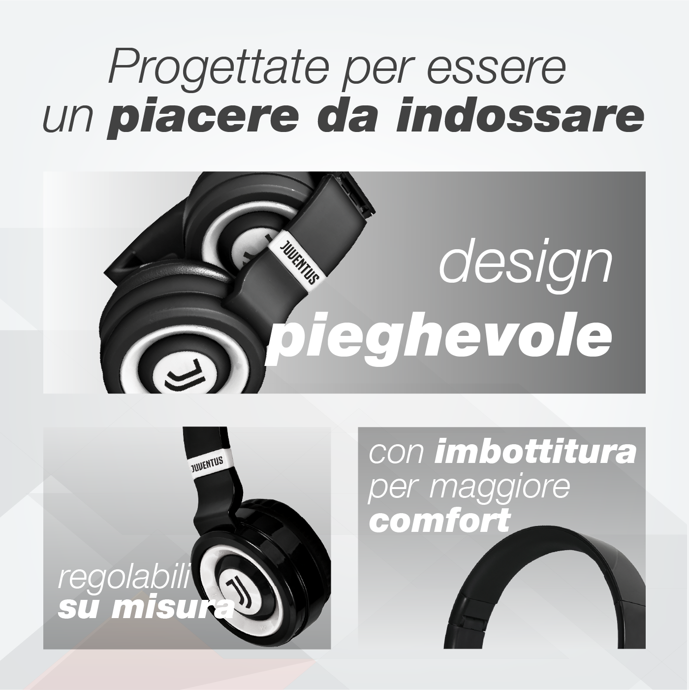 Cuffie Wireless Bluetooth On-Ear - Juventus