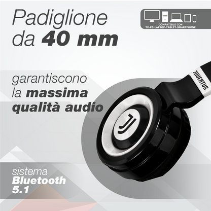 Cuffie Wireless Bluetooth On-Ear - Juventus