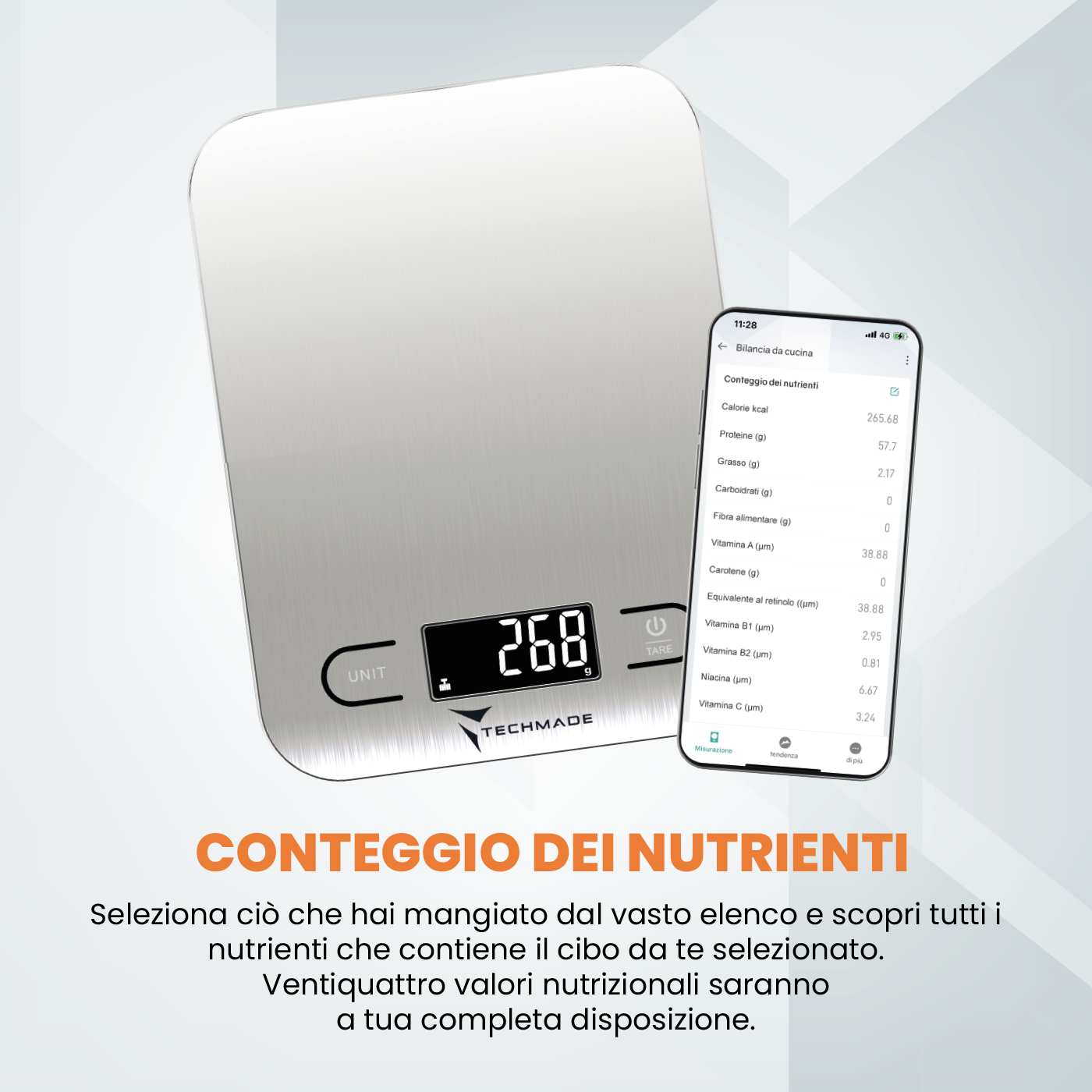Smart Digital Food Scale - Food Diary - for iOS and Android