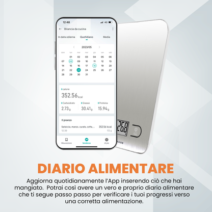 Smart Digital Food Scale - Food Diary - for iOS and Android