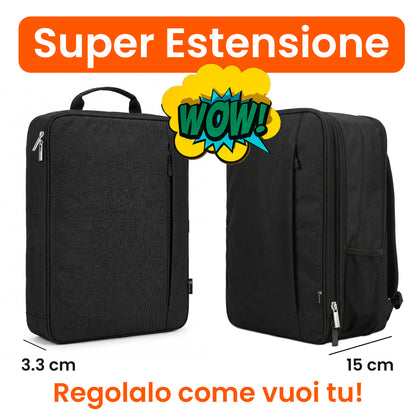 Hybrid Backpack and 4500mAh Power Bank Bundle - for Travel, Work, and School