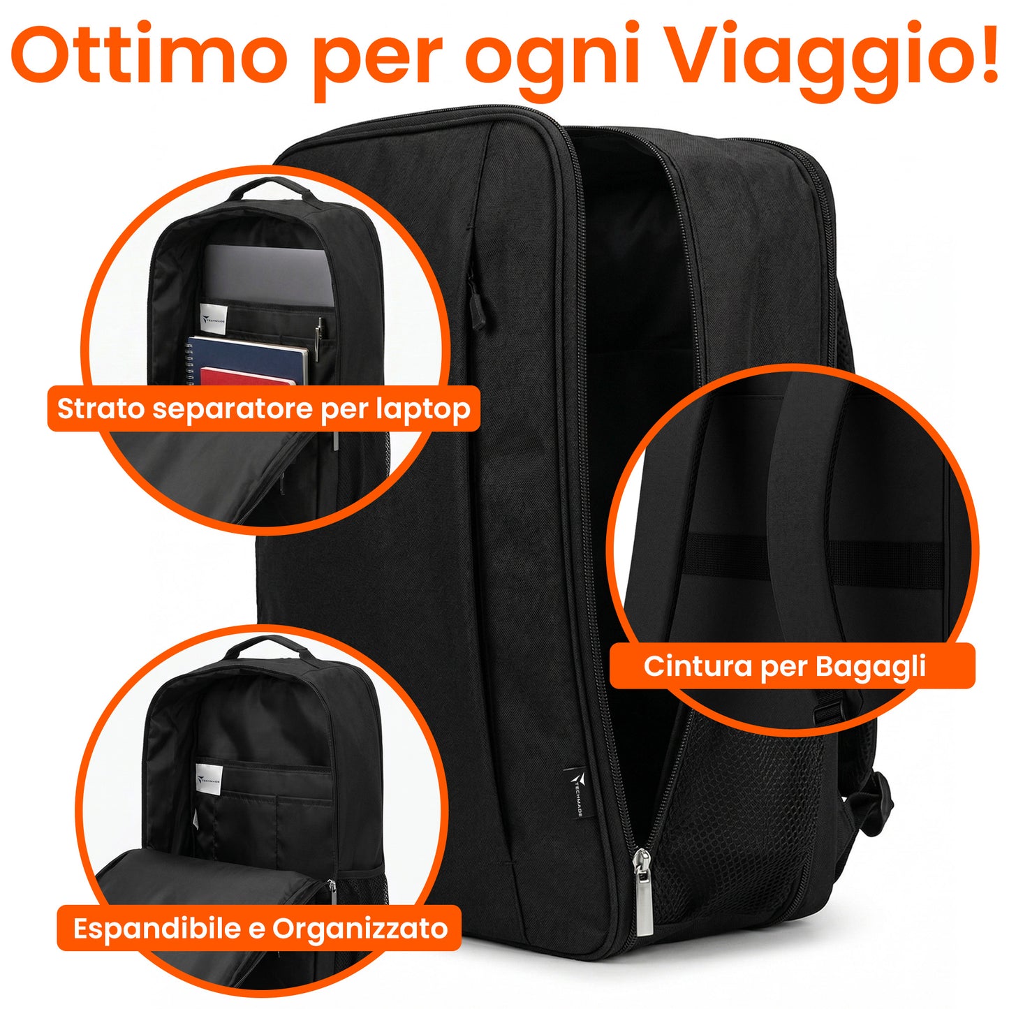 Hybrid Backpack and 4500mAh Power Bank Bundle - for Travel, Work, and School