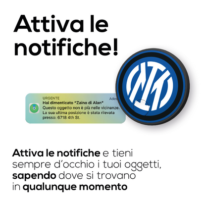 Localizzatore Smart Tracker (compatibile con Apple) con funzione SOS - Inter