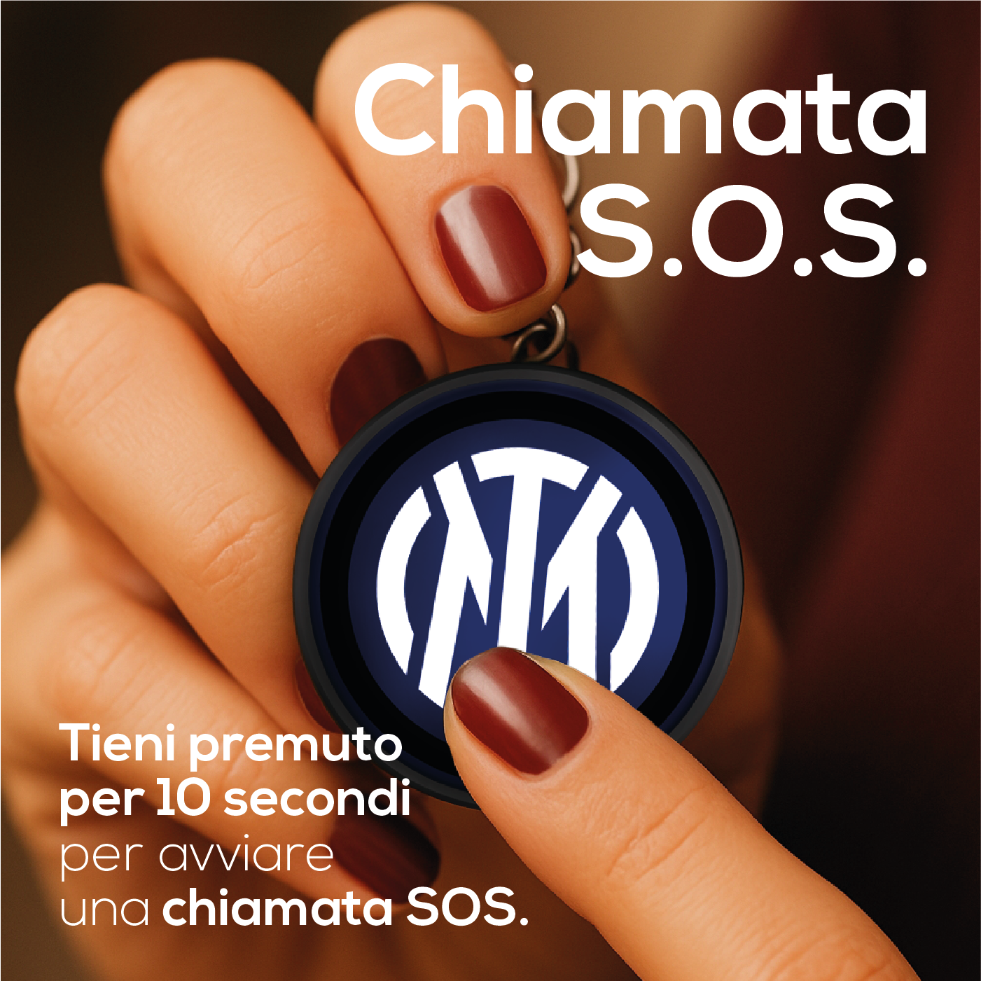 Localizzatore Smart Tracker (compatibile con Apple) con funzione SOS - Inter