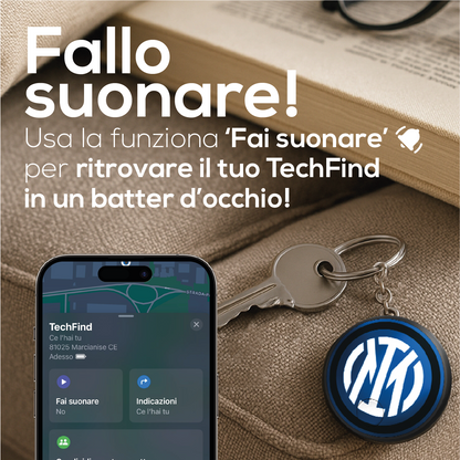 Localizzatore Smart Tracker (compatibile con Apple) con funzione SOS - Inter
