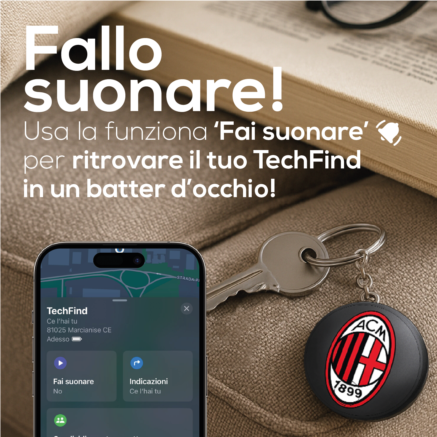 Smart Tracker Locator (compatible with Apple) with SOS function - Milan