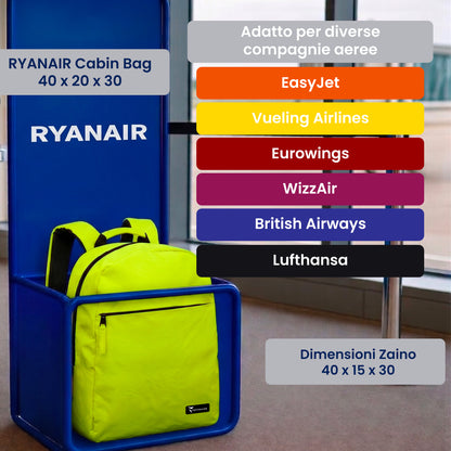 Classic Medium Backpack - 40x30x15 - Lifestyle and Airline Cabin 8105