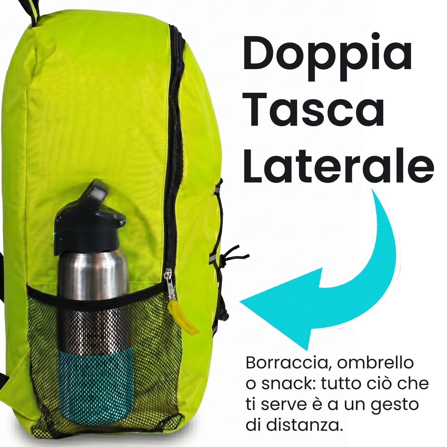 Adventure Medium Backpack - 40x30x15 - for Sports and Airplane Cabins