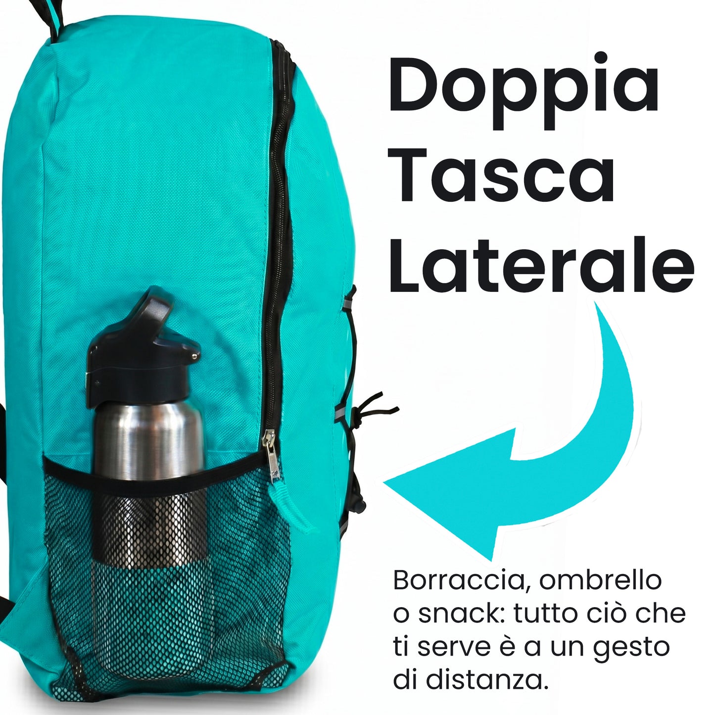 Adventure Medium Backpack - 40x30x15 - for Sports and Airplane Cabins