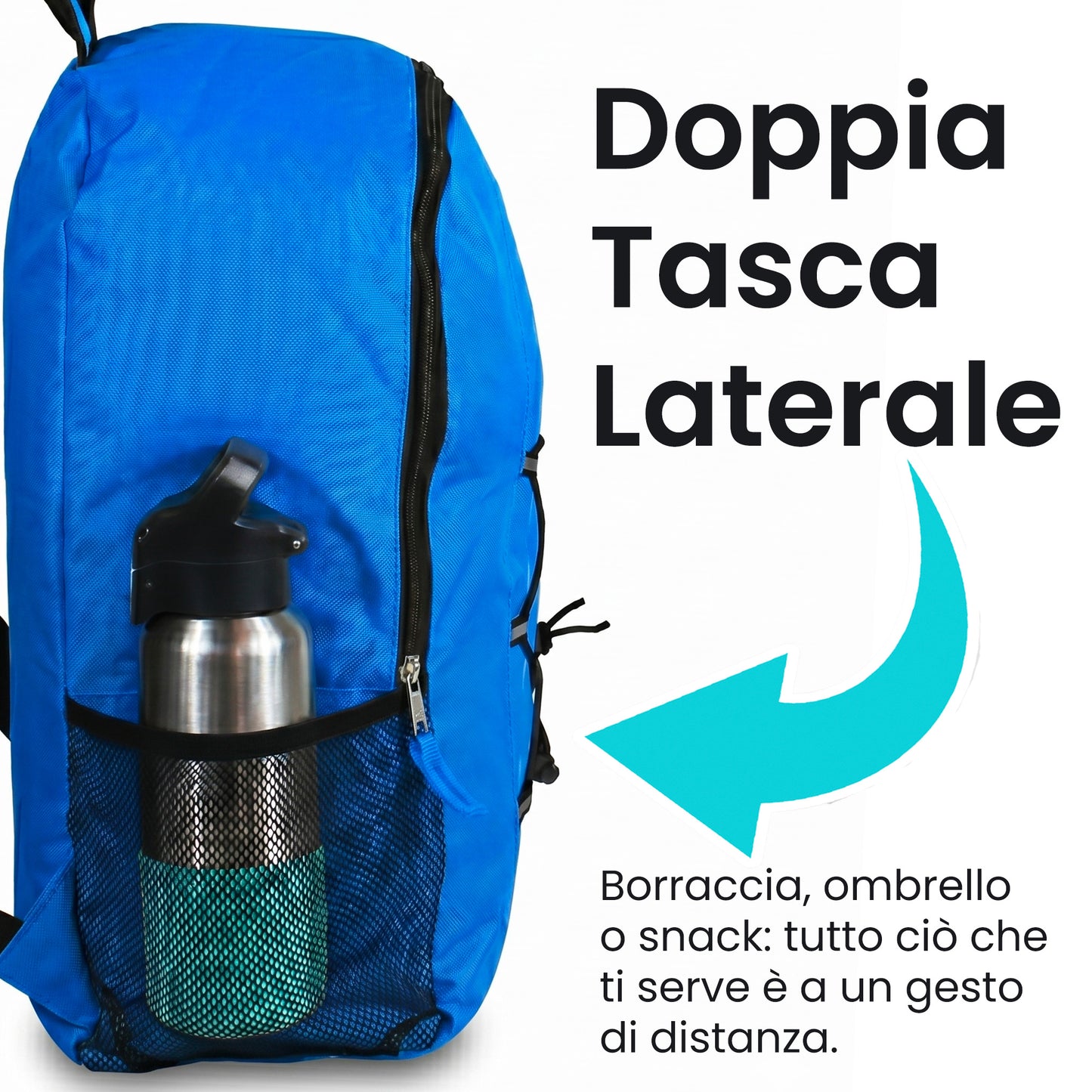 Adventure Medium Backpack - 40x30x15 - for Sports and Airplane Cabins