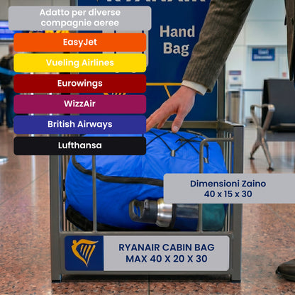 Adventure Medium Backpack - 40x30x15 - for Sports and Airplane Cabins