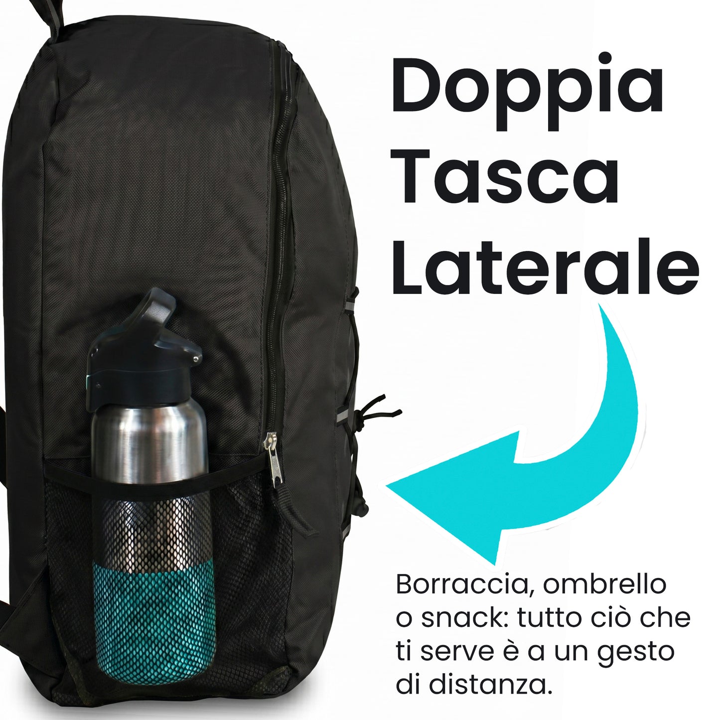Adventure Medium Backpack - 40x30x15 - for Sports and Airplane Cabins