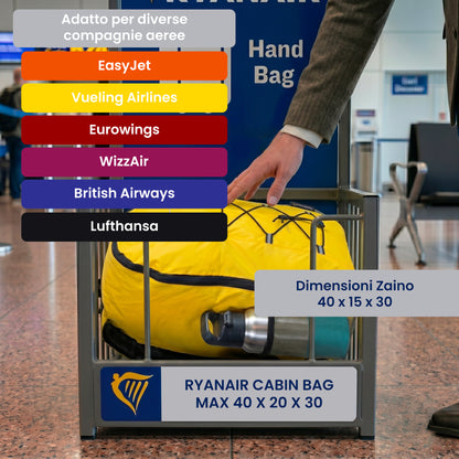 Adventure Medium Backpack - 40x30x15 - for Sports and Airplane Cabins