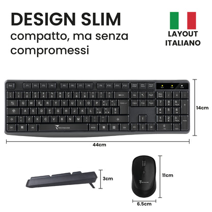 Wireless Keyboard and Mouse Kit - KM001