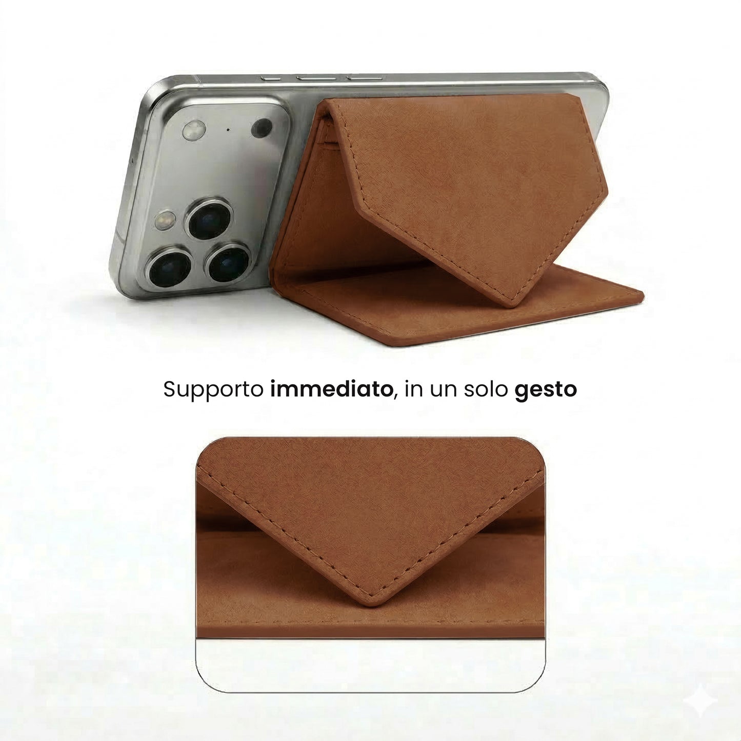 Portafogli Smart Basic compatibile Magsafe - Tasca Banconote, fino a 6 Carte