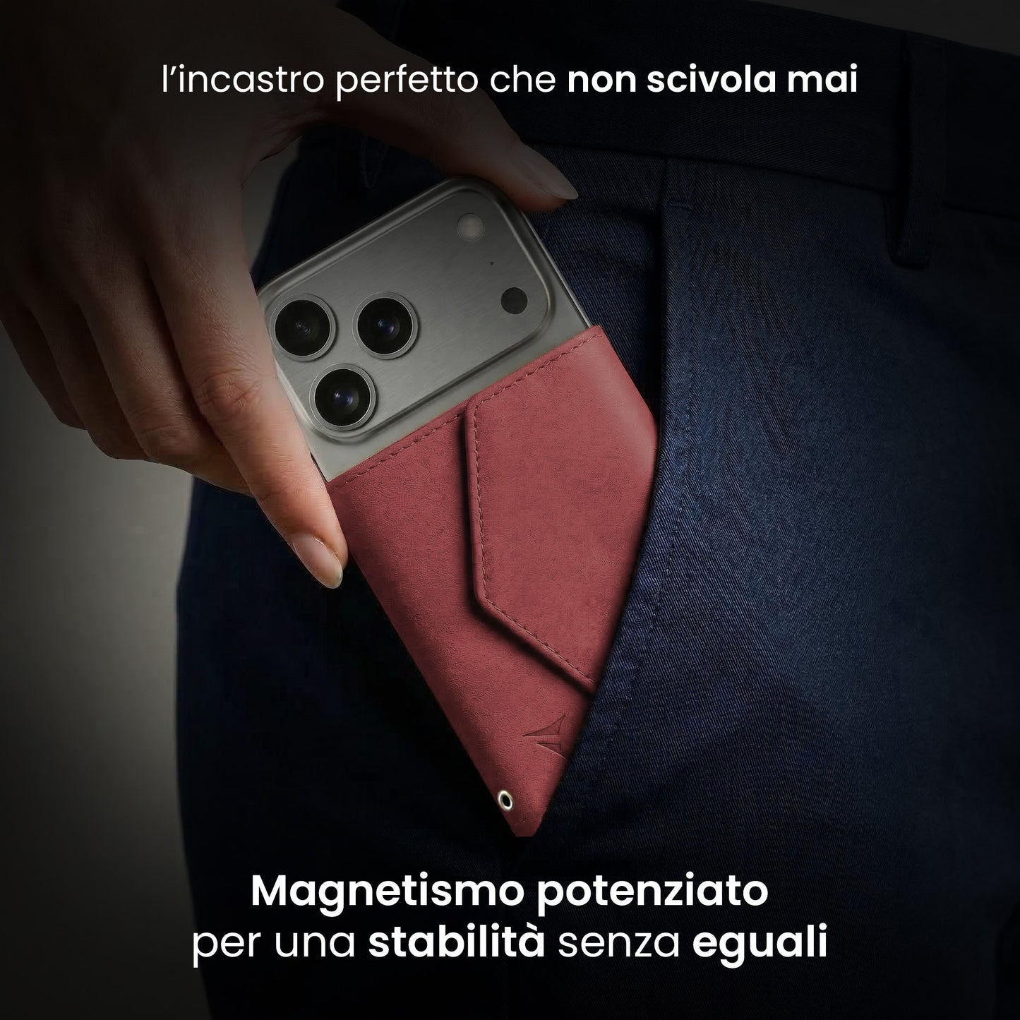 Portafogli Smart Basic compatibile Magsafe - Tasca Banconote, fino a 6 Carte
