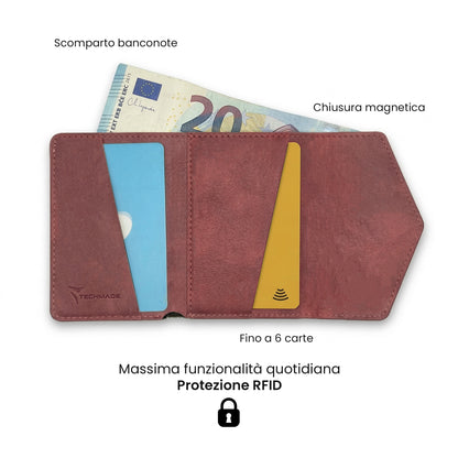 Portafogli Smart Basic compatibile Magsafe - Tasca Banconote, fino a 6 Carte