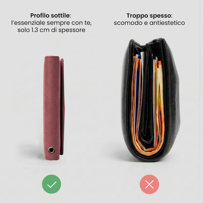 Portafogli Smart Basic compatibile Magsafe - Tasca Banconote, fino a 6 Carte