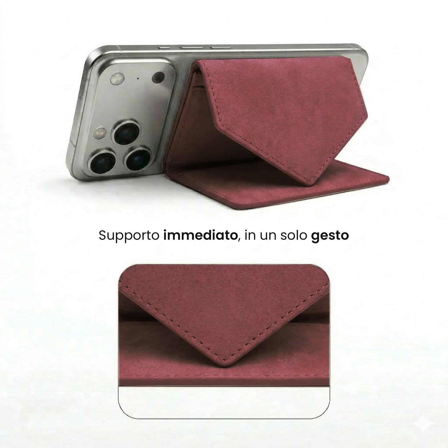 Portafogli Smart Basic compatibile Magsafe - Tasca Banconote, fino a 6 Carte