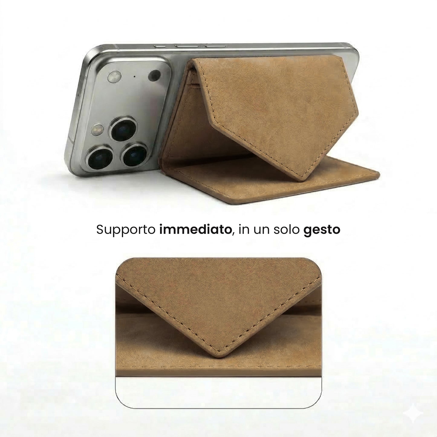 Portafogli Smart Basic compatibile Magsafe - Tasca Banconote, fino a 6 Carte