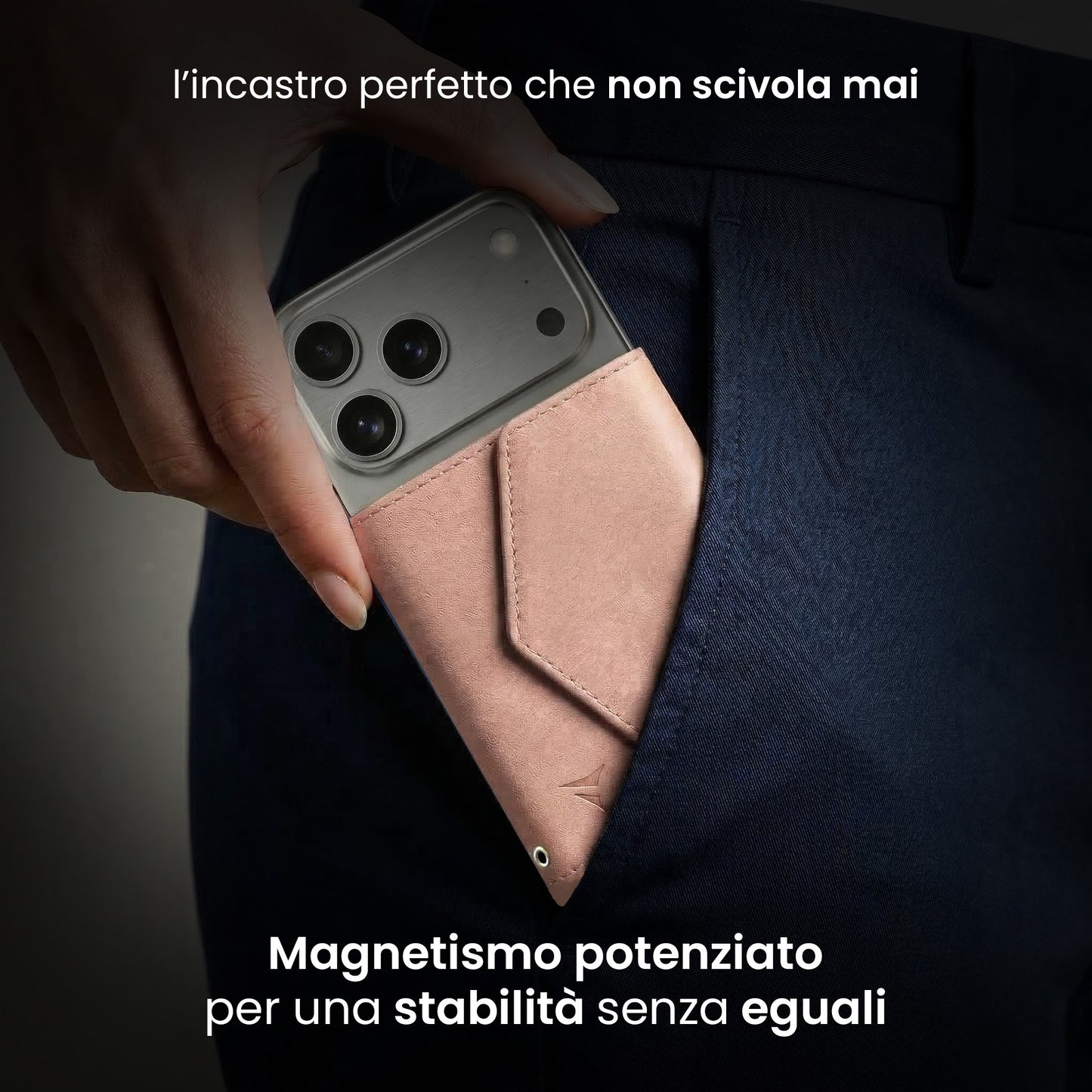 Portafogli Smart Basic compatibile Magsafe - Tasca Banconote, fino a 6 Carte