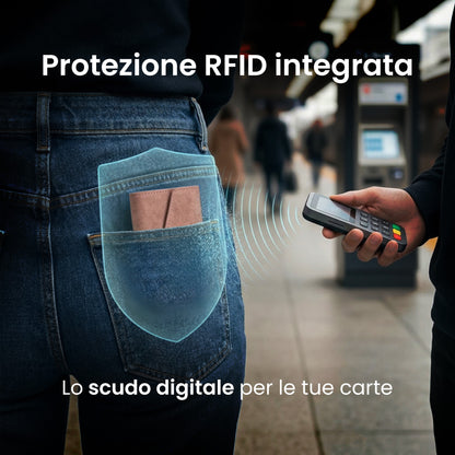 Portafogli Smart Basic compatibile Magsafe - Tasca Banconote, fino a 6 Carte