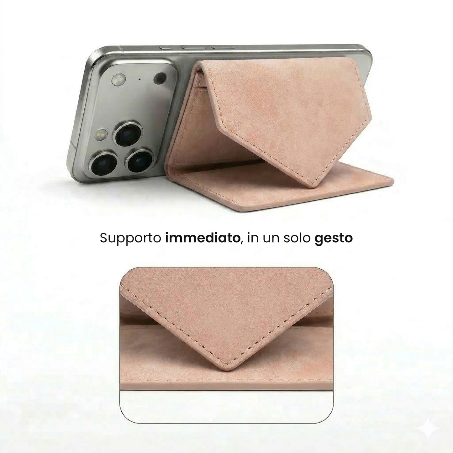 Portafogli Smart Basic compatibile Magsafe - Tasca Banconote, fino a 6 Carte