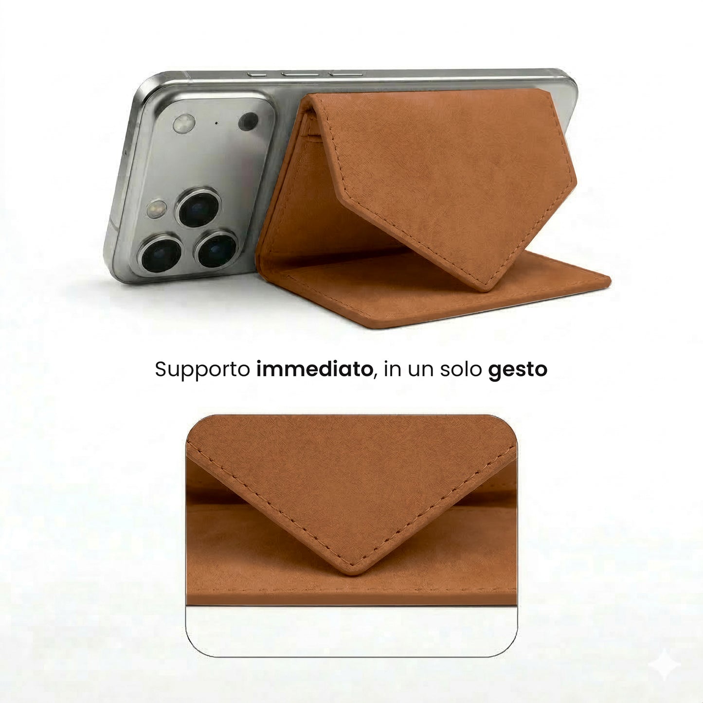 Portafogli Smart Basic compatibile Magsafe - Tasca Banconote, fino a 6 Carte