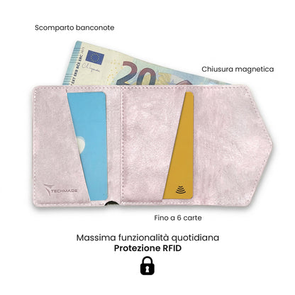 Portafogli Smart Basic compatibile Magsafe - Tasca Banconote, fino a 6 Carte