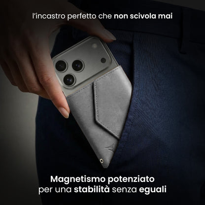 Portafogli Smart Basic compatibile Magsafe - Tasca Banconote, fino a 6 Carte