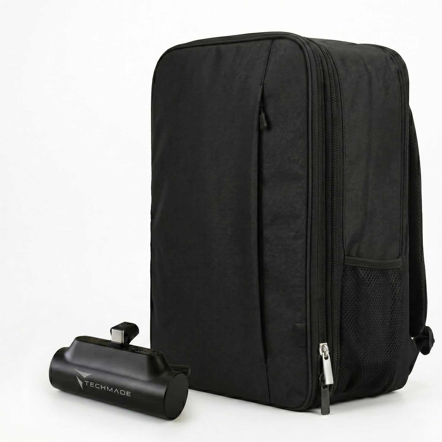 Hybrid Backpack and 4500mAh Power Bank Bundle - for Travel, Work, and School