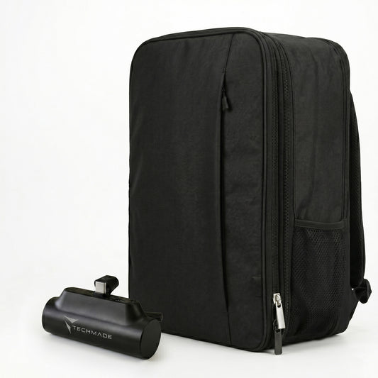 Bundle Zaino Hybrid e Power Bank 4500mAh- per Viaggi, Lavoro e Scuola