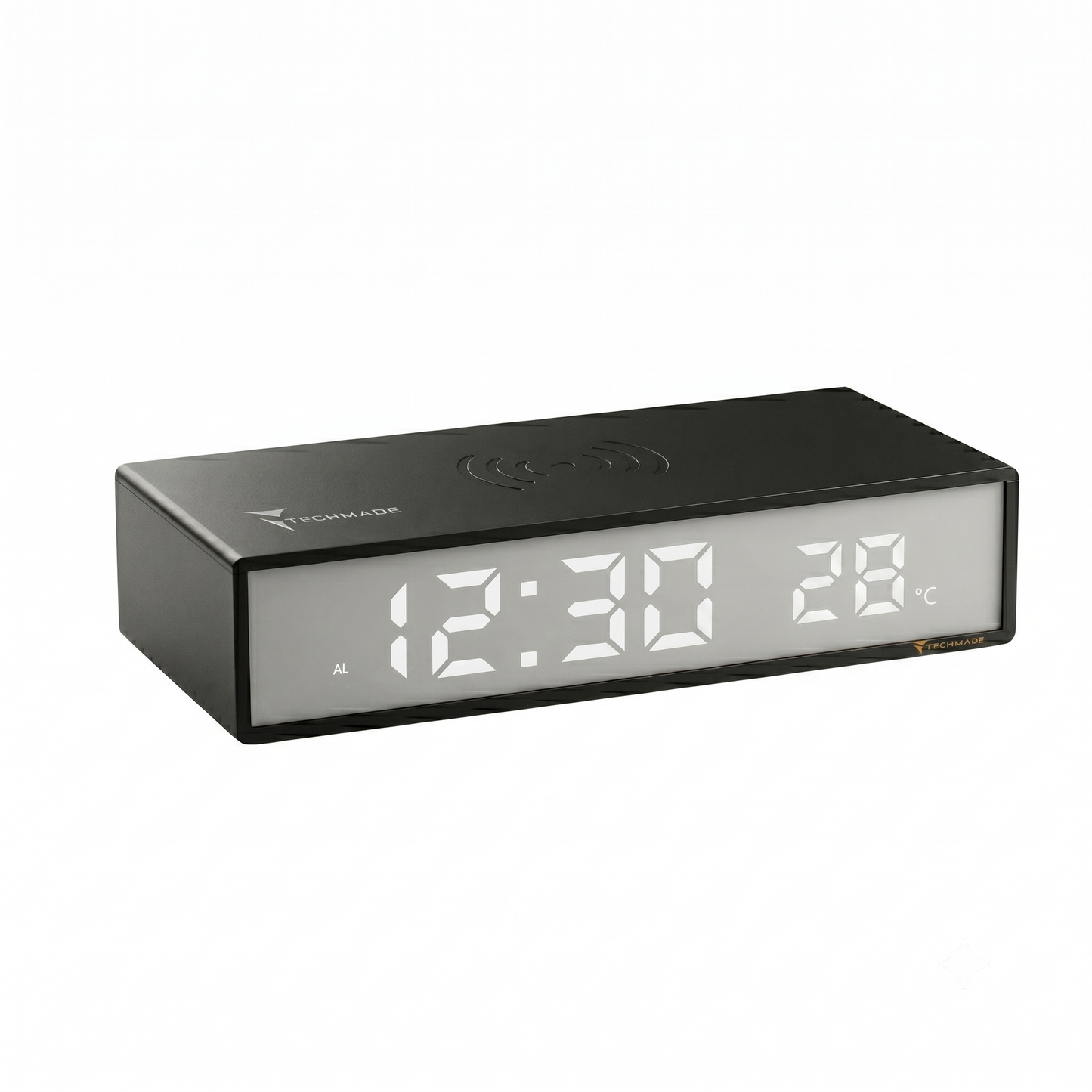 Sveglia Orologio con Ricarica Wireless - 15W