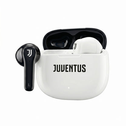 K201 In-Ear Bluetooth Earbuds - with Charging Case - Juventus