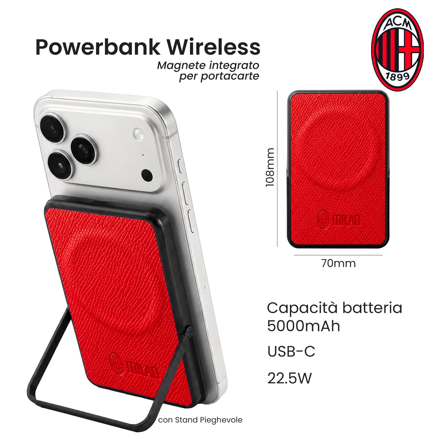 Power Wallet Modular - 5000mAh - Milan