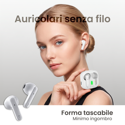 In-Ear Bluetooth Earbuds XM201 - with Charging Case - AI Translation