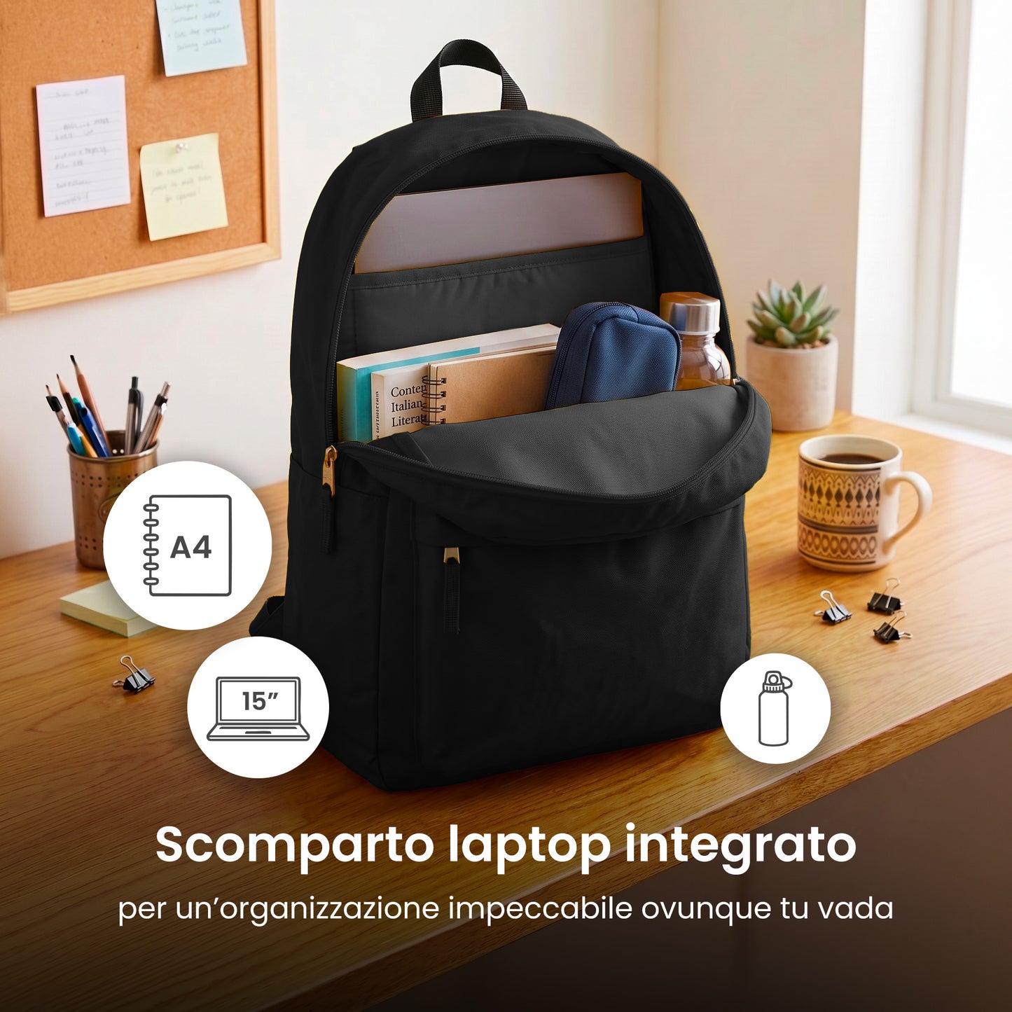 Classic Medium Backpack - 40x30x15 - Lifestyle and Airline Cabin Approved