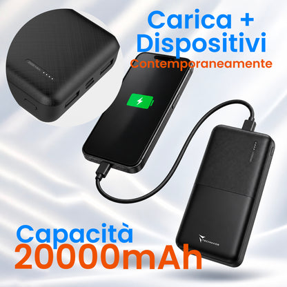 Power Bank 5000mAh, Slim & Compact - Inter