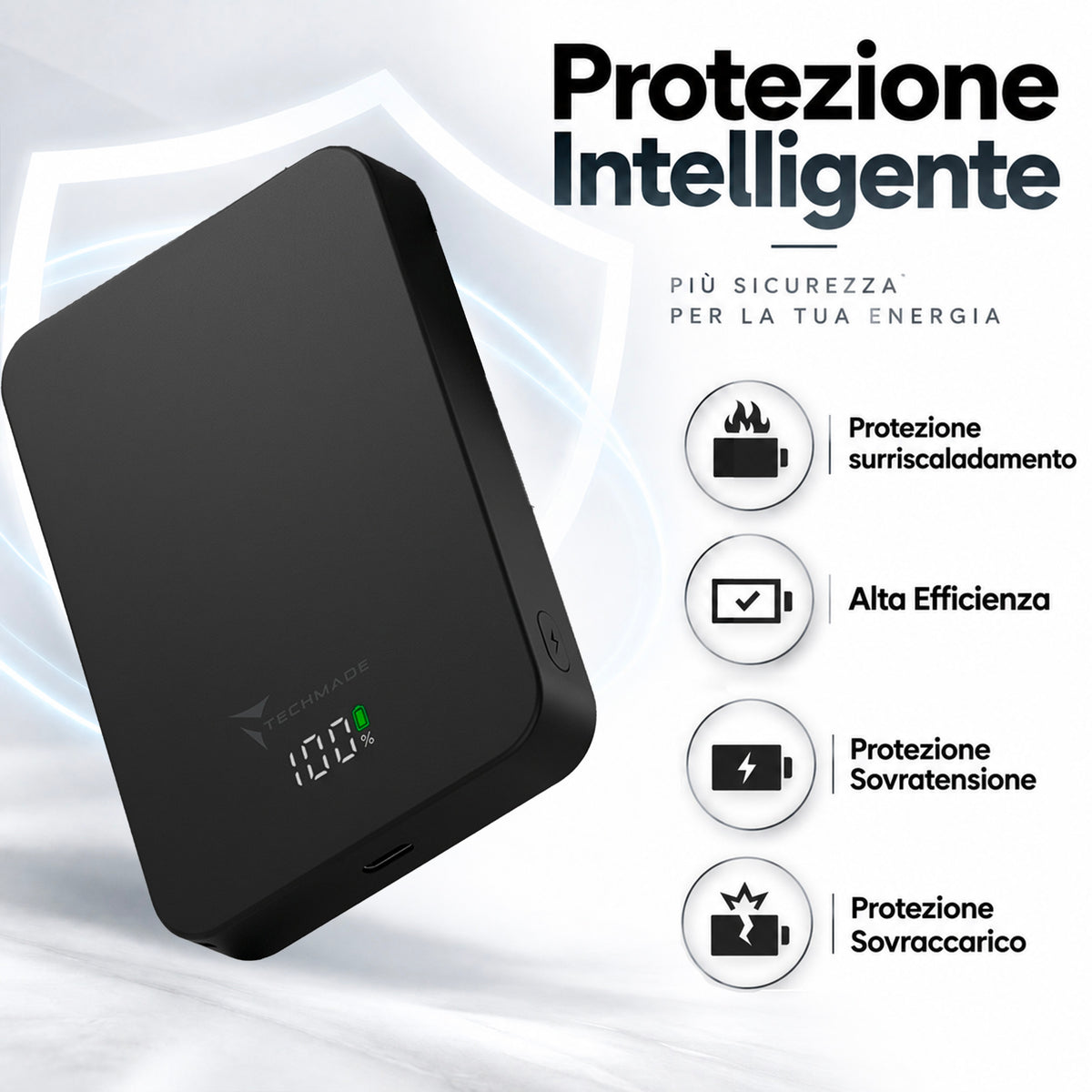 Wireless Charging Power Bank - 5000mAh / 10000mAh - Inter