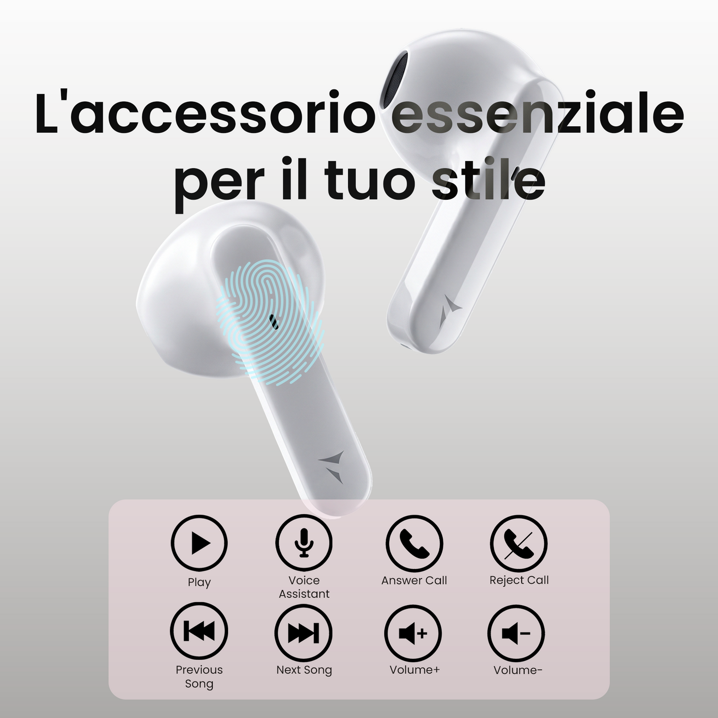 In-Ear Bluetooth Earbuds XM201 - with Charging Case - AI Translation