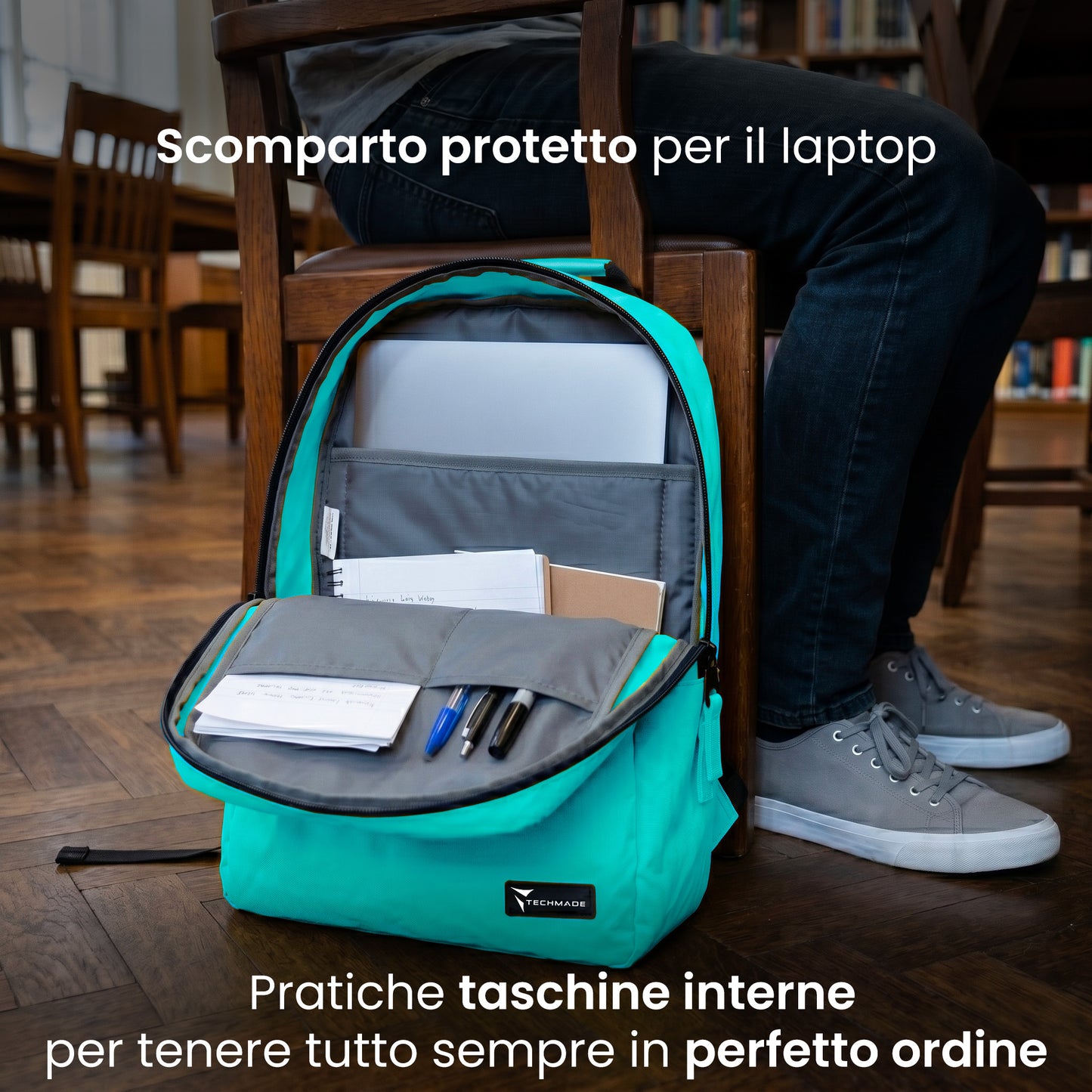 Classic Medium Backpack - 40x30x15 - Lifestyle and Airline Cabin 8105