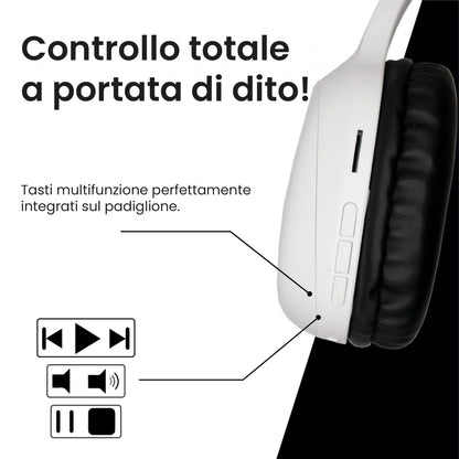 Cuffie Wireless Bluetooth Over Ear - Juventus