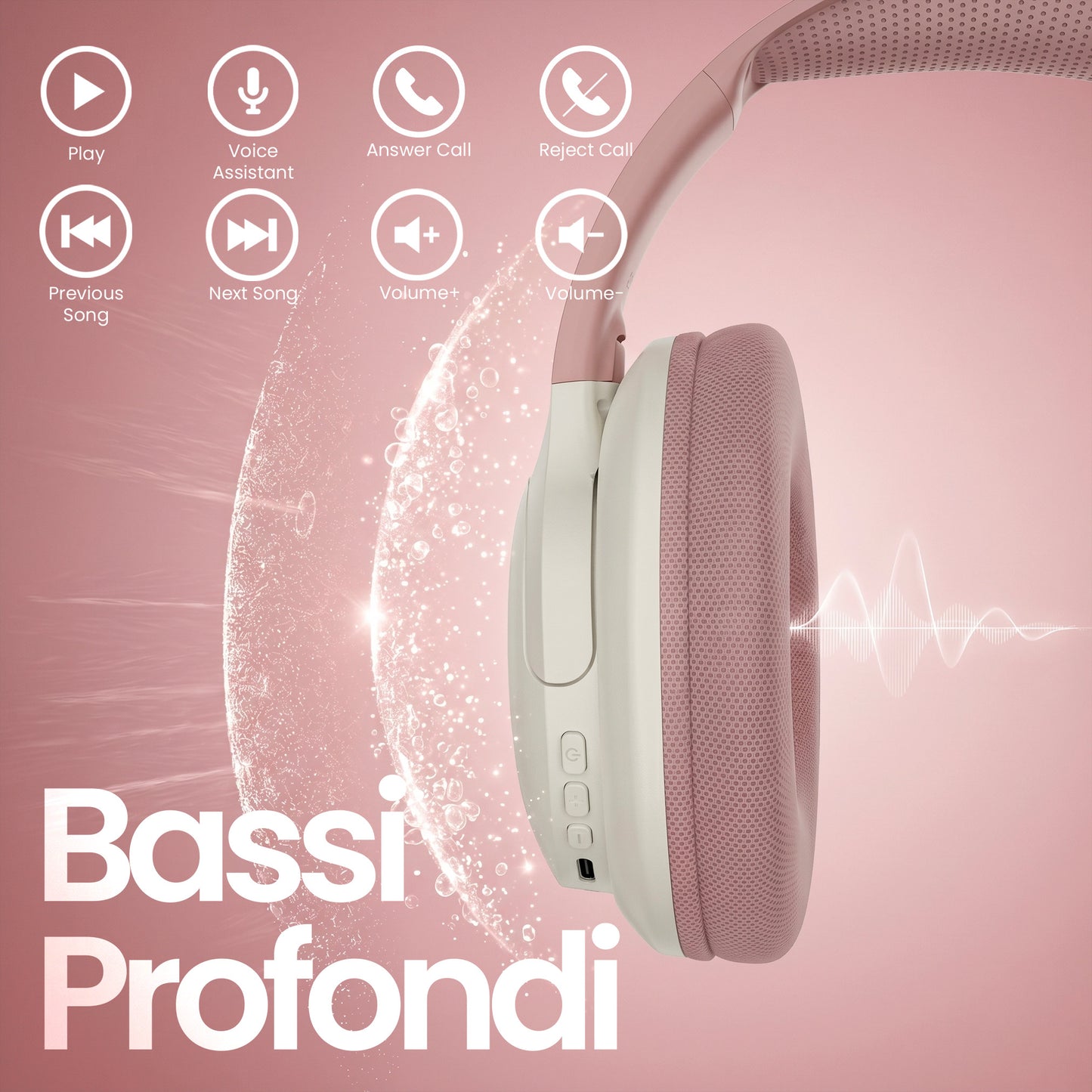 Wireless Bluetooth Over-Ear Headphones