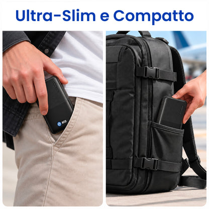 Power Bank 5000 / 10000 / 20000 mAh, Sottile & Compatto - Inter